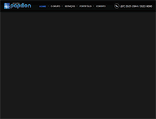Tablet Screenshot of grupopapillon.com.br